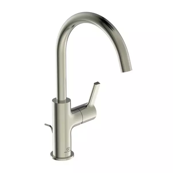 Baterii baie - Baterie lavoar inalta Ideal Standard Atelier Joy cu ventil Pop-Up argintiu Silver Storm