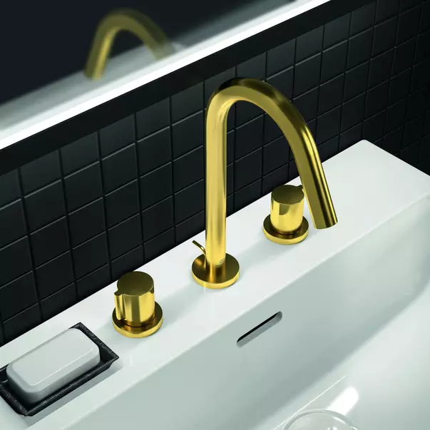 Baterie lavoar Ideal Standard Atelier Joy 3 elemente auriu periat [5]