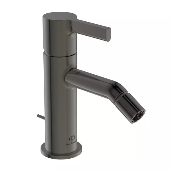 Baterie bideu Ideal Standard Atelier Joy gri Magnetic Grey cu ventil Pop-Up [2]