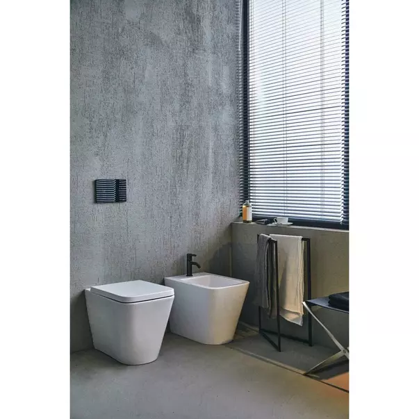 Baterie bideu Ideal Standard Atelier Joy gri Magnetic Grey cu ventil Pop-Up [4]