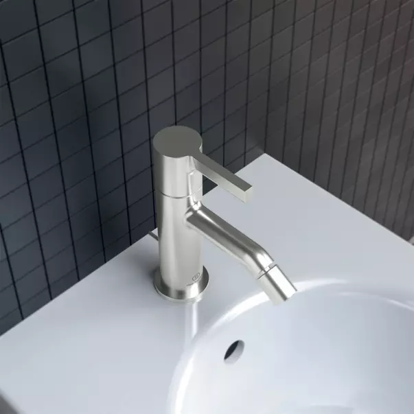 Baterie bideu Ideal Standard Atelier Joy argintiu Silver Storm cu ventil [5]