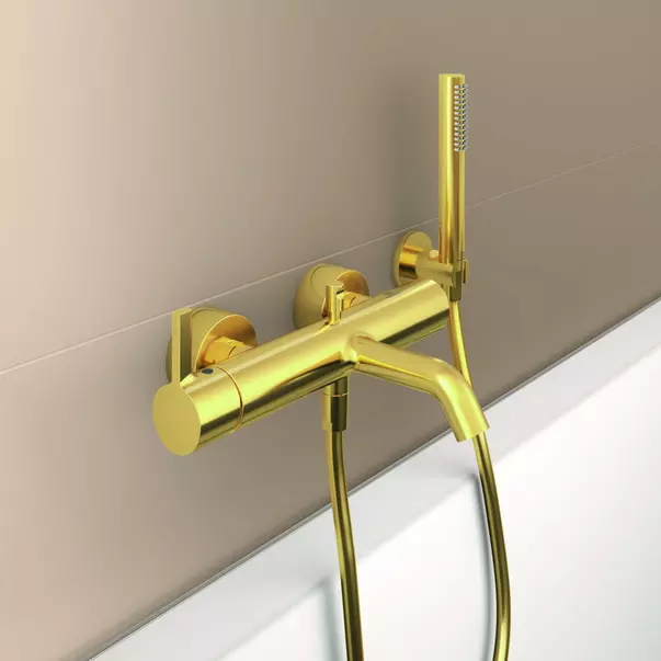 Baterie cada - dus Ideal Standard Atelier Joy auriu periat cu set de dus [5]