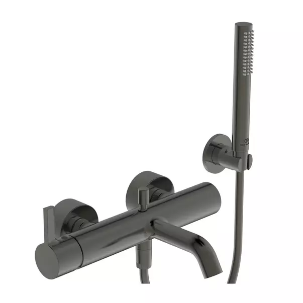 Baterie cada - dus Ideal Standard Atelier Joy gri Magnetic Grey cu set de dus [2]