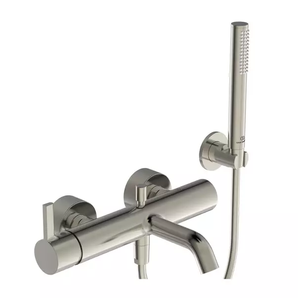 Baterii cada - Baterie cada - dus Ideal Standard Atelier Joy argintiu Silver Storm cu set de dus