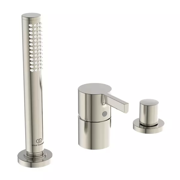 Baterii cada - Baterie cada - dus Ideal Standard Atelier Joy argintiu Silver Storm cu 3 elemente
