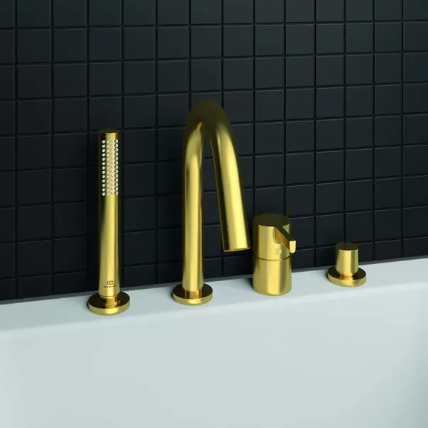 Baterie cada - dus Ideal Standard Atelier Joy auriu periat cu 4 elemente [2]