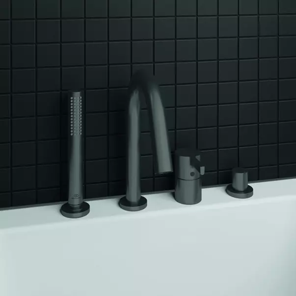 Baterii cada - Baterie cada - dus Ideal Standard Atelier Joy gri Magnetic Grey cu 4 elemente