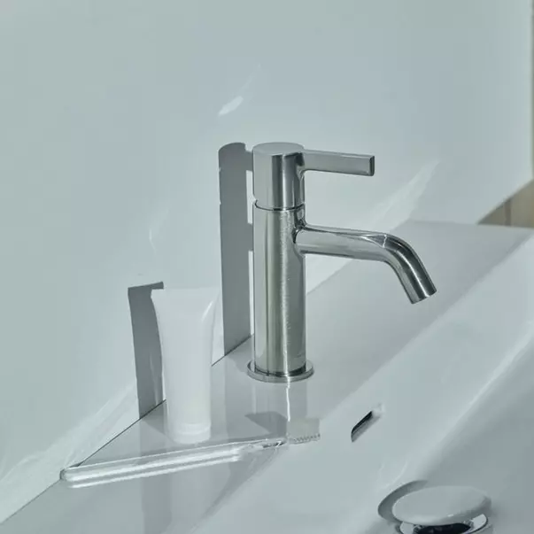 Baterii baie - Baterie lavoar Ideal Standard Atelier Joy cu ventil Click-Clack argintiu Silver Storm