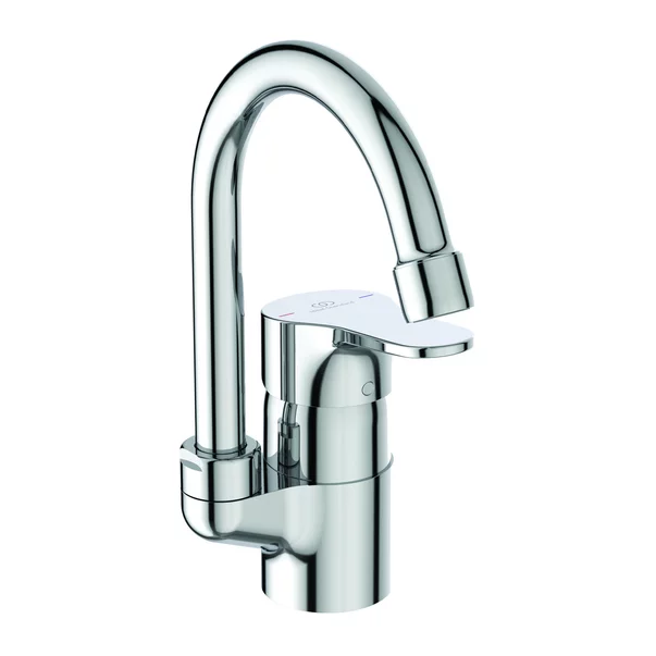 Baterii baie - Baterie lavoar Ideal Standard Cerabase crom cu ventil Click-Clack