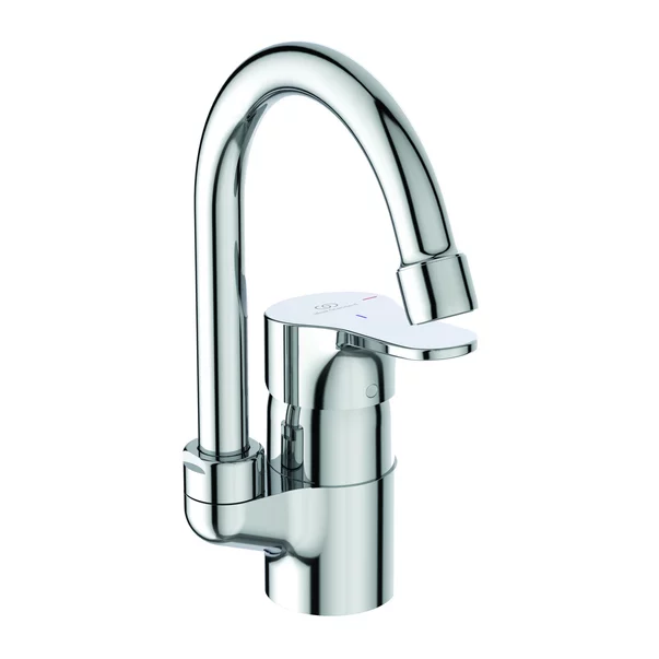 Baterii baie - Baterie lavoar Ideal Standard Cerabase BlueStart crom cu ventil Click-Clack