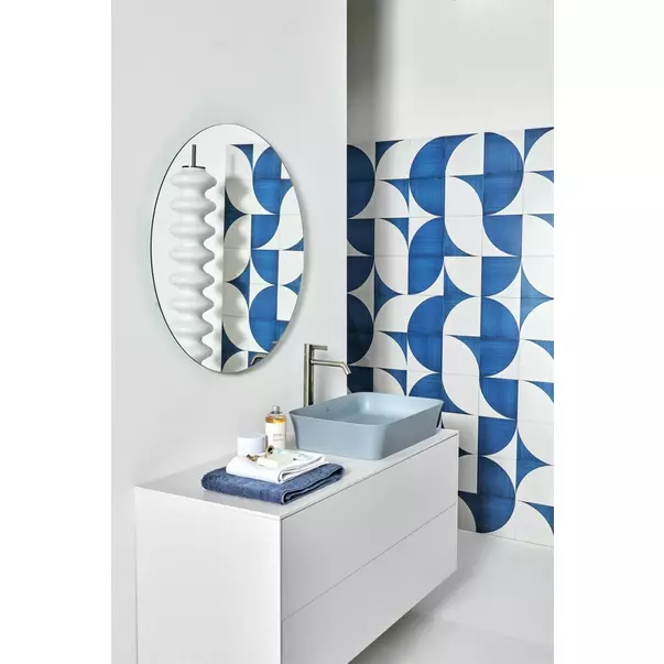 Baterie lavoar inalta Ideal Standard Atelier Joy gri Magnetic Grey cu indicator rosu - albastru [3]