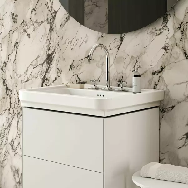 Baterie lavoar Ideal Standard Atelier Joy Neo dubla comanda gri Magnetic Grey cu ventil [3]