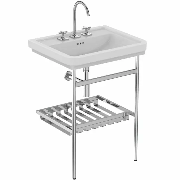 Baterie lavoar Ideal Standard Atelier Joy Neo dubla comanda gri Magnetic Grey cu ventil [5]