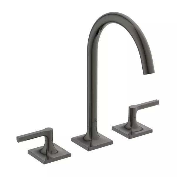 Baterii baie - Baterie lavoar Ideal Standard Atelier Joy Neo gri Magnetic Grey dubla comanda maner tip levier