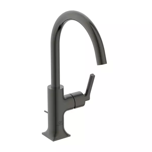 Baterii baie - Baterie lavoar Ideal Standard Atelier Joy Neo gri Magnetic Grey cu ventil