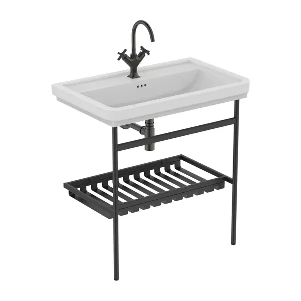 Baterie lavoar Ideal Standard Atelier Joy Neo gri Magnetic Grey cu ventil dubla comanda [3]