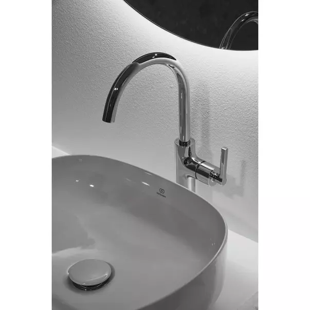 Baterie lavoar inalta Ideal Standard Atelier Joy Neo fara ventil gri Magnetic Grey [3]