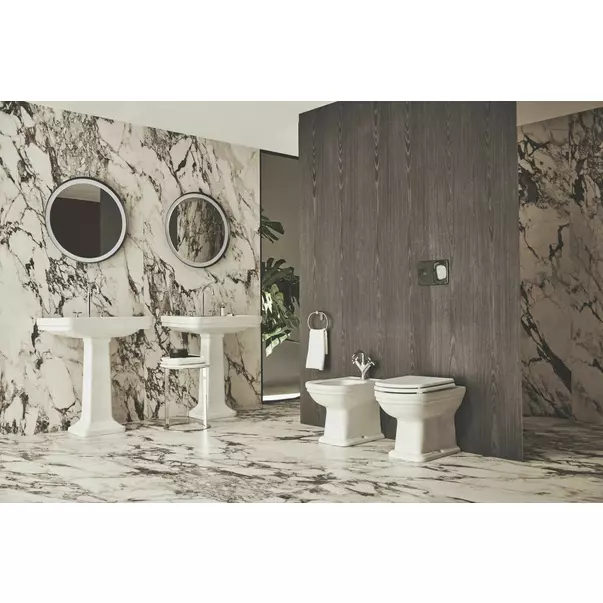 Baterie bideu Ideal Standard Atelier Joy Neo dubla comanda gri Magnetic Grey [4]