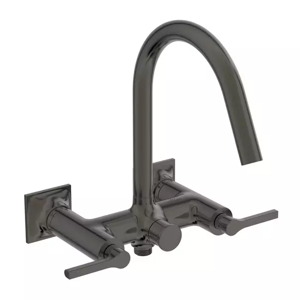 Baterie cada - dus Ideal Standard Atelier Joy Neo gri Magnetic Grey dubla comanda [2]