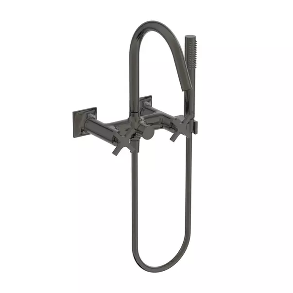 Baterii cada - Baterie cada - dus Ideal Standard Atelier Joy Neo dubla comanda gri Magnetic Grey cu set de dus