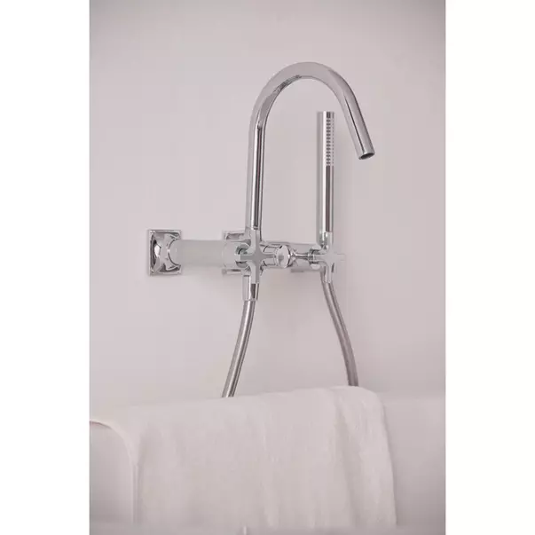 Baterie cada - dus Ideal Standard Atelier Joy Neo dubla comanda crom lucios cu set de dus [5]