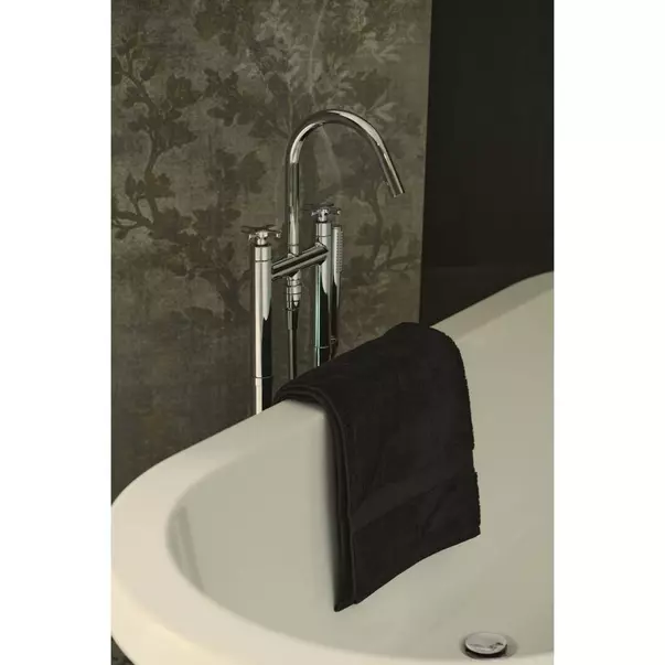 Baterie cada - dus freestanding Ideal Standard Atelier Joy Neo gri Magnetic Grey dubla comanda [3]
