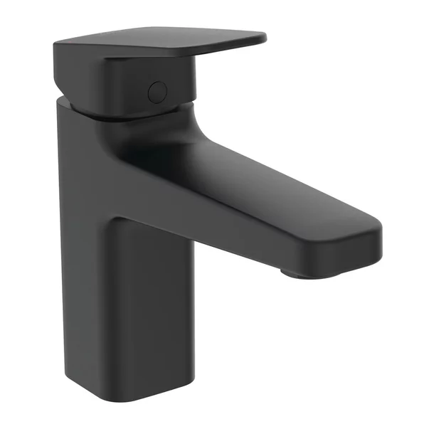 Baterii baie - Baterie lavoar Ideal Standard Ceraplan BlueStart negru mat cu ventil Pop-Up metalic