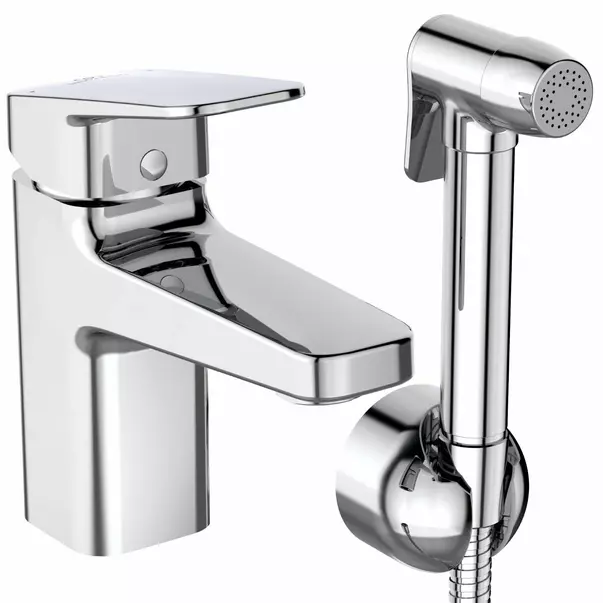 Baterii baie - Baterie lavoar cu monocomanda si dus igienic Ideal Standard Ceraplan