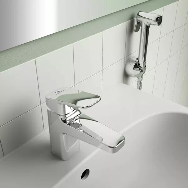 Baterie lavoar cu monocomanda si dus igienic Ideal Standard Ceraplan [3]