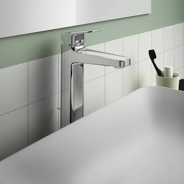 Baterii lavoar - Baterie lavoar inalta cu monocomanda si ventil Ideal Standard Ceraplan BlueStart BD238AA