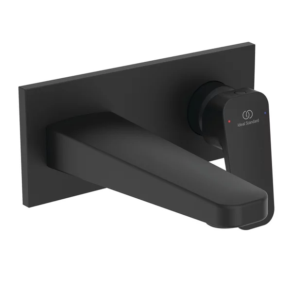Baterii baie - Baterie lavoar incastrata Ideal Standard Ceraplan negru mat fara corp ingropat