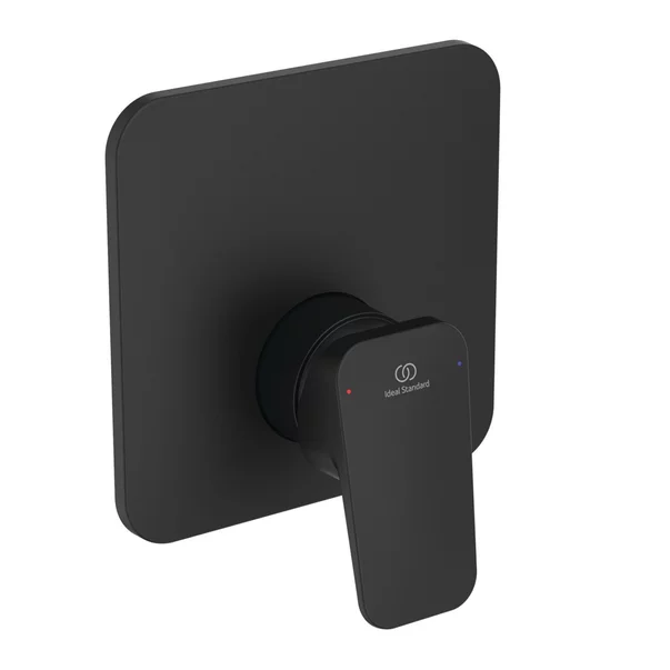 Baterii baie - Baterie dus incastrata Ideal Standard Ceraplan negru mat fara corp ingropat