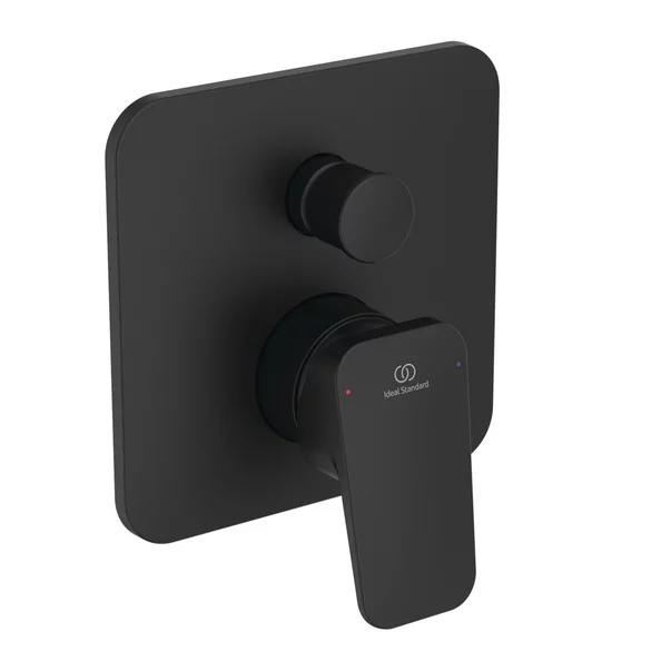Baterii cada - Baterie cada - dus Ideal Standard Ceraplan negru mat fara corp ingropat