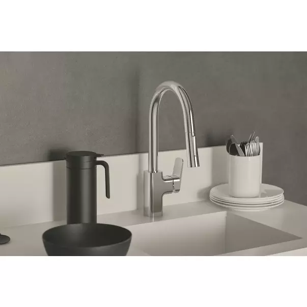 Baterie bucatarie cu dus extractibil Ideal Standard Ceraplan cu 2 functii [2]