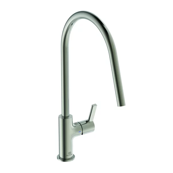 Bucatarie - Baterie bucatarie Ideal Standard Gusto 226 cu pipa rotativa argintiu Silver Storm