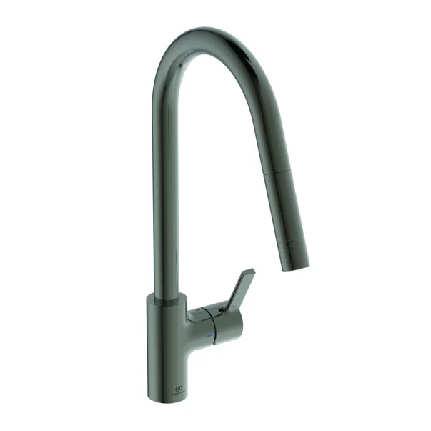 Baterii cu dus extractabil - Baterie bucatarie cu dus extactibil Ideal Standard Gusto 235 gri Magnetic Grey 1 tip de jet