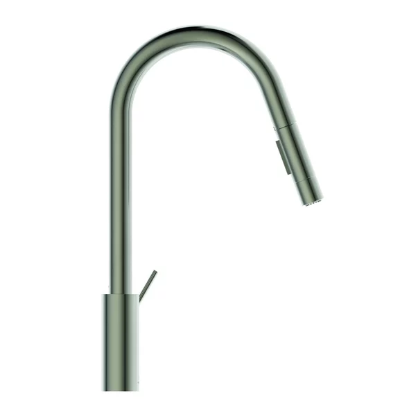 Baterie bucatarie cu dus extactibil Ideal Standard Gusto 233 argintiu Silver Storm 2 tipuri de jet [2]
