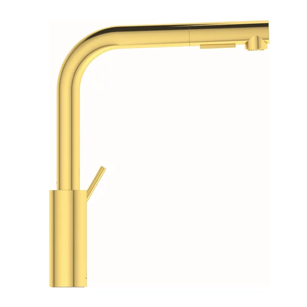 Baterie bucatarie cu dus extactibil Ideal Standard Gusto 295 auriu periat 2 tipuri de jet [2]