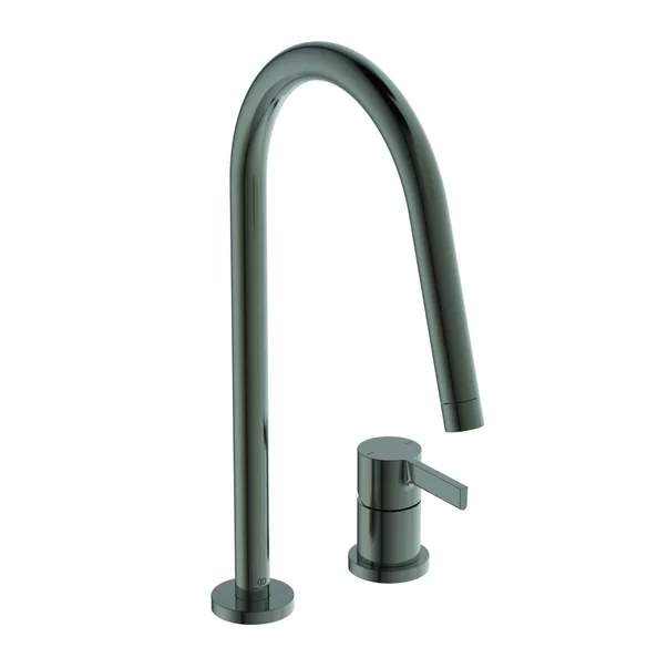 Bucatarie - Baterie bucatarie Ideal Standard Gusto 218 gri Magnetic Grey 2 elemente