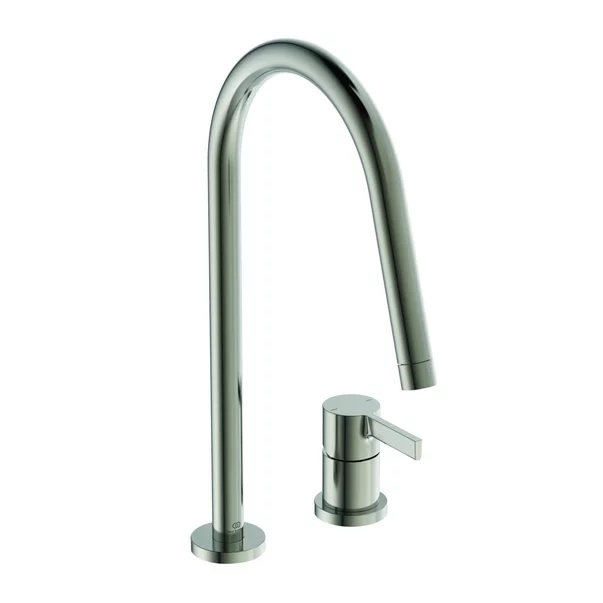 Bucatarie - Baterie bucatarie Ideal Standard Gusto 218 argintiu Silver Storm 2 elemente