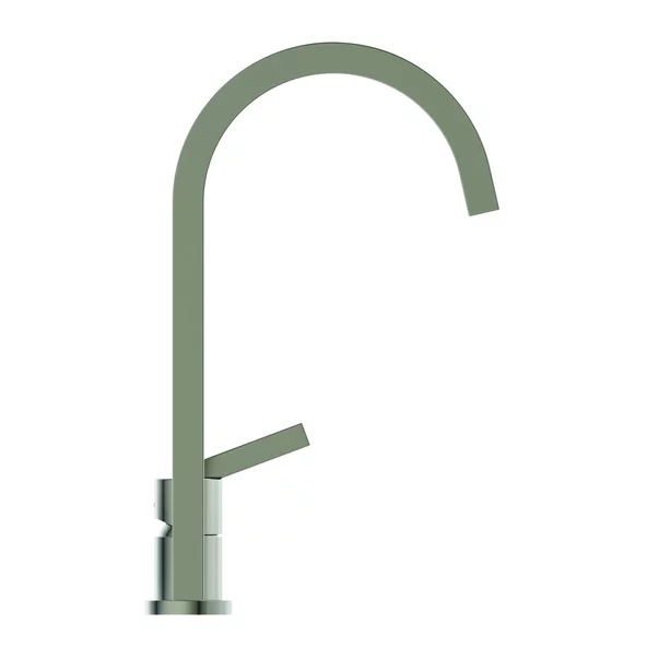 Baterie bucatarie Ideal Standard Gusto Square 217 argintiu Silver Storm 2 elemente [2]