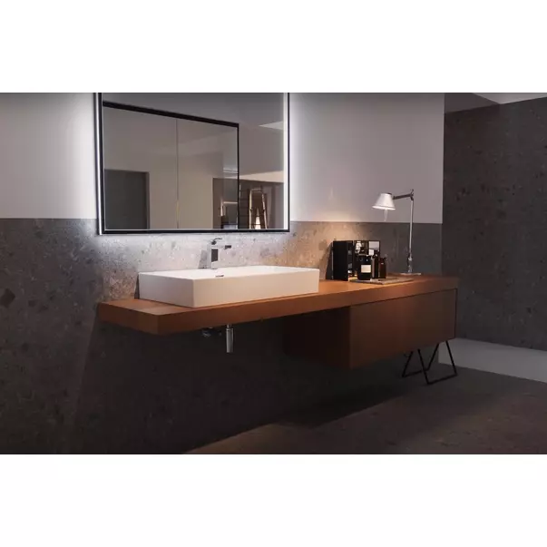 Baterie lavoar Ideal Standard Atelier Extra argintiu Silver Storm cu ventil Pop-Up metalic [3]