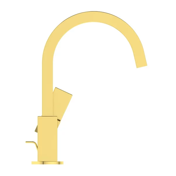 Baterie lavoar Ideal Standard Atelier Extra pipa rotativa auriu periat cu ventil Pop-Up [2]