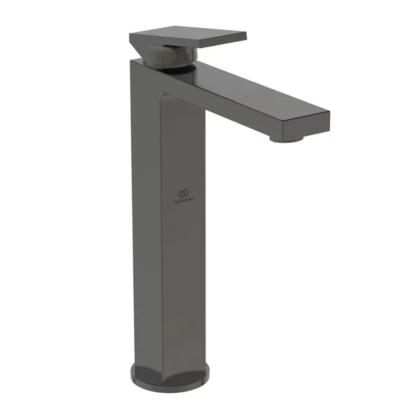 Baterii lavoar - Baterie lavoar inalta Ideal Standard Atelier Extra gri Magnetic Grey cu ventil Pop-Up