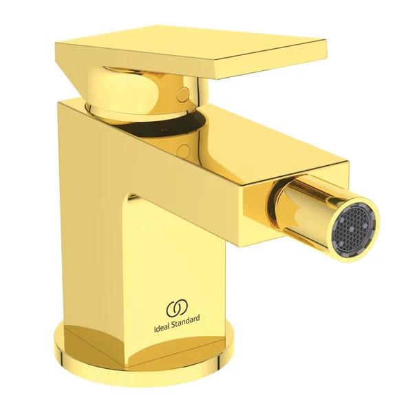 Baterii bideu si dus igienic - Baterie bideu Ideal Standard Atelier Extra auriu periat cu ventil Pop-Up