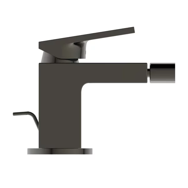 Baterie bideu Ideal Standard Atelier Extra gri Magnetic Grey cu ventil Pop-Up [2]