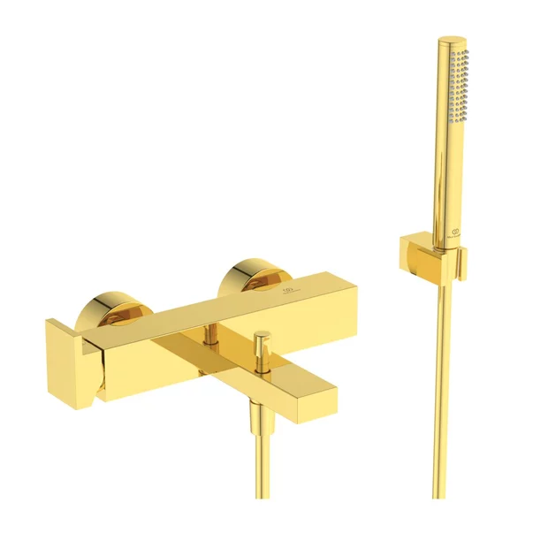 Baterii cada - Baterie cada - dus Ideal Standard Atelier Extra auriu periat cu set de dus