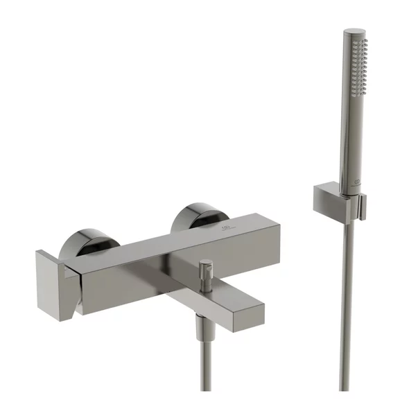 Baterii cada - Baterie cada - dus Ideal Standard Atelier Extra argintiu Silver Storm cu set de dus