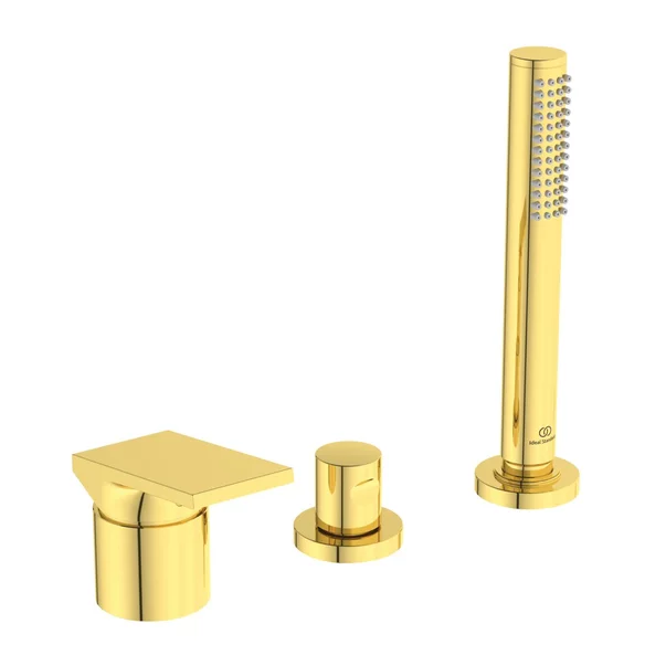 Baterii cada - Baterie cada - dus Ideal Standard Atelier Extra auriu periat cu 3 elemente