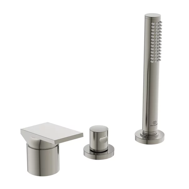 Baterii cada - Baterie cada - dus Ideal Standard Atelier Extra argintiu Silver Storm cu 3 elemente